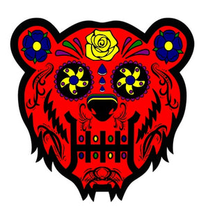 Moodmats - Bear Quartz - Bear Candy Red