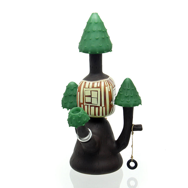 Chad G Glass Tree House sculptural bong with 14mm female joint