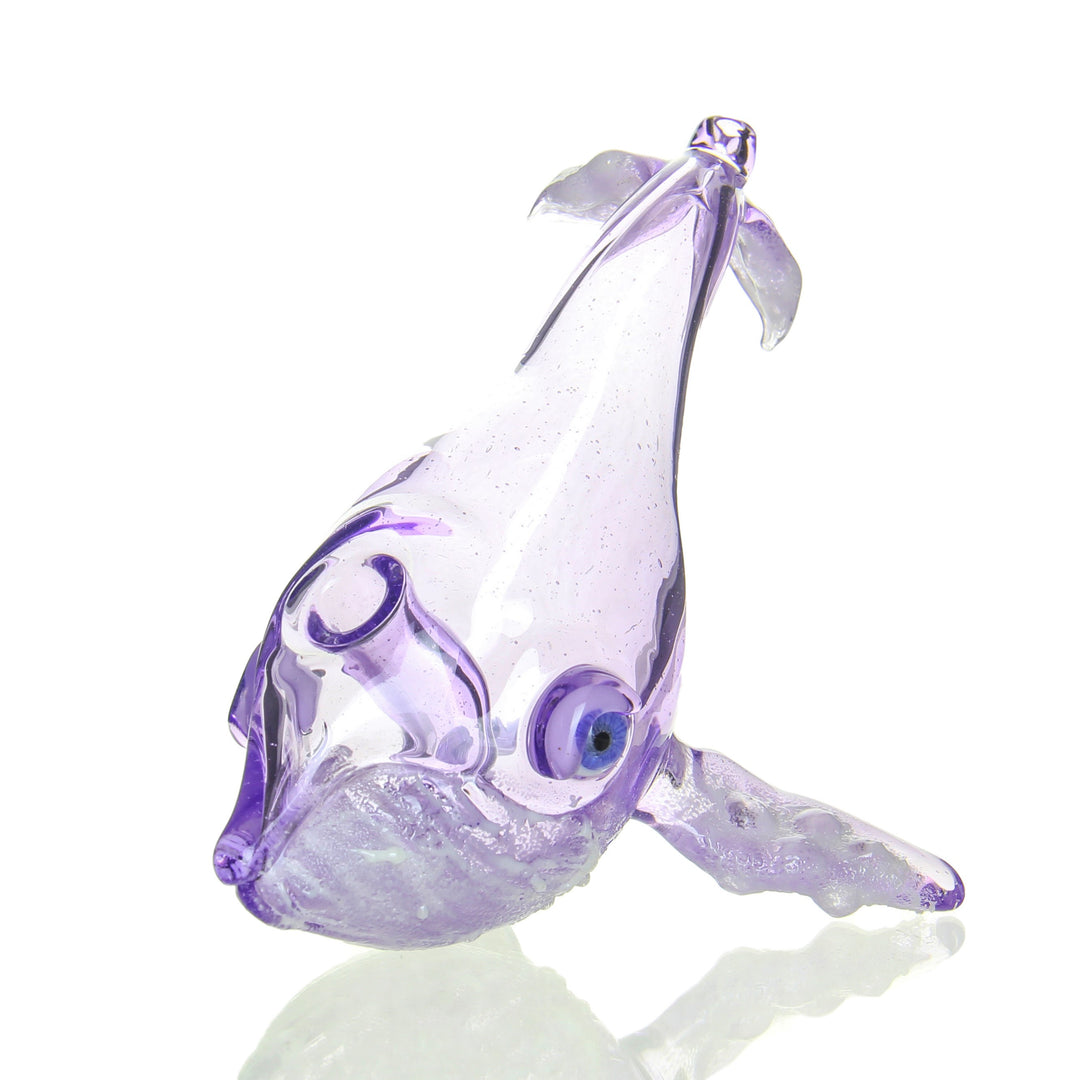 Chadd Lacy Humpback Chonker Purple Rain — heady glass whale-themed dab rig in purple rain colorway
