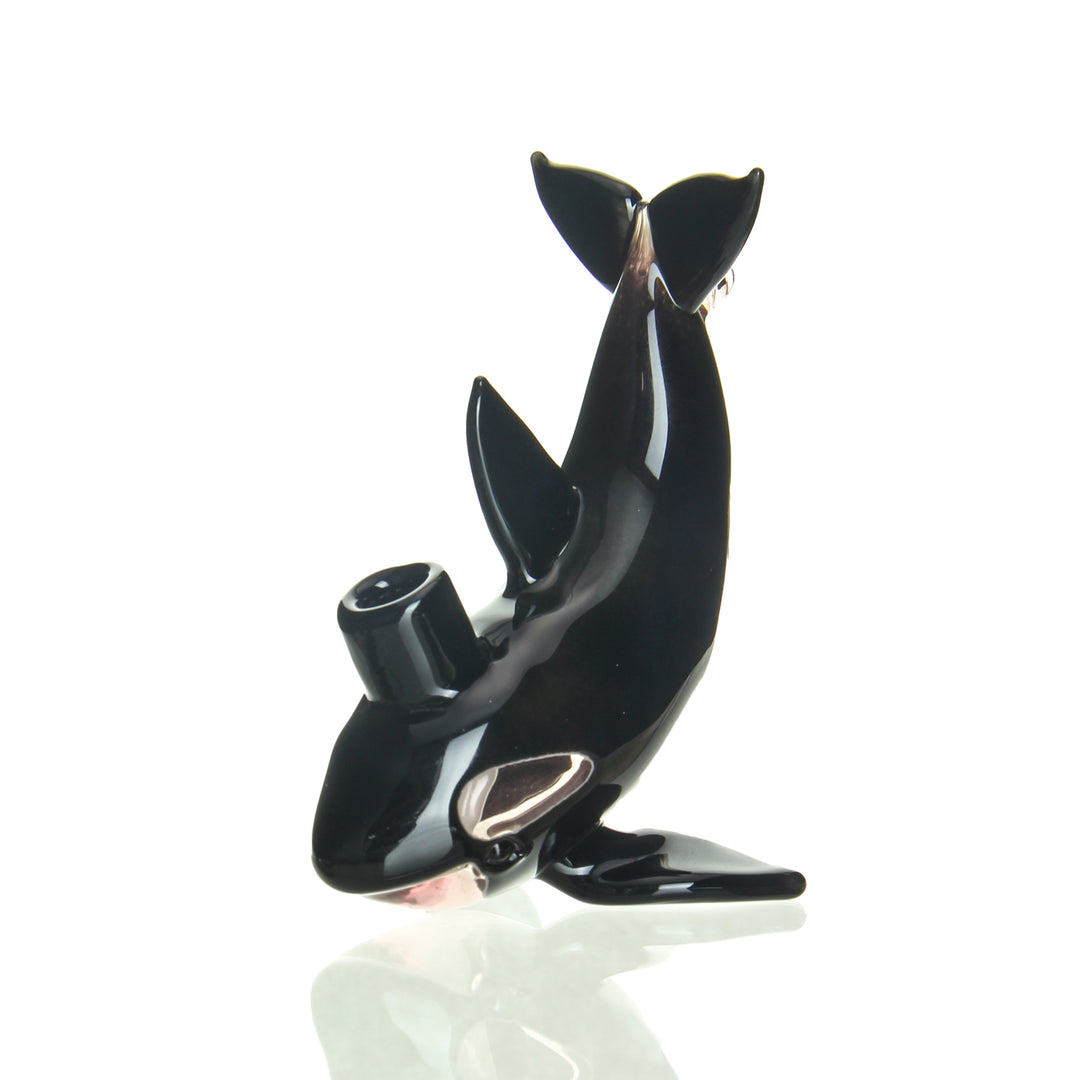 Chadd Lacy Micro Orca Serum — heady glass orca-themed dab rig in serum colorway