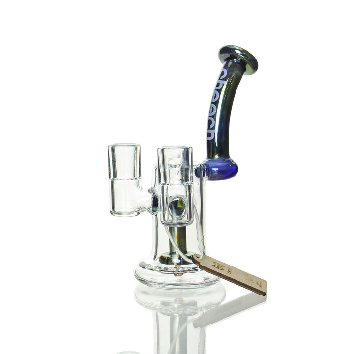 Cheech Glass 6in Double Banger Hanger Space Tech — double banger hanger dab rig, hero shot