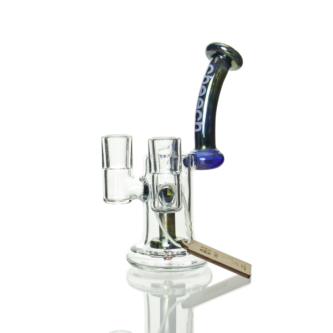Cheech Glass 6in Double Banger Hanger Space Tech — double banger hanger dab rig, hero shot