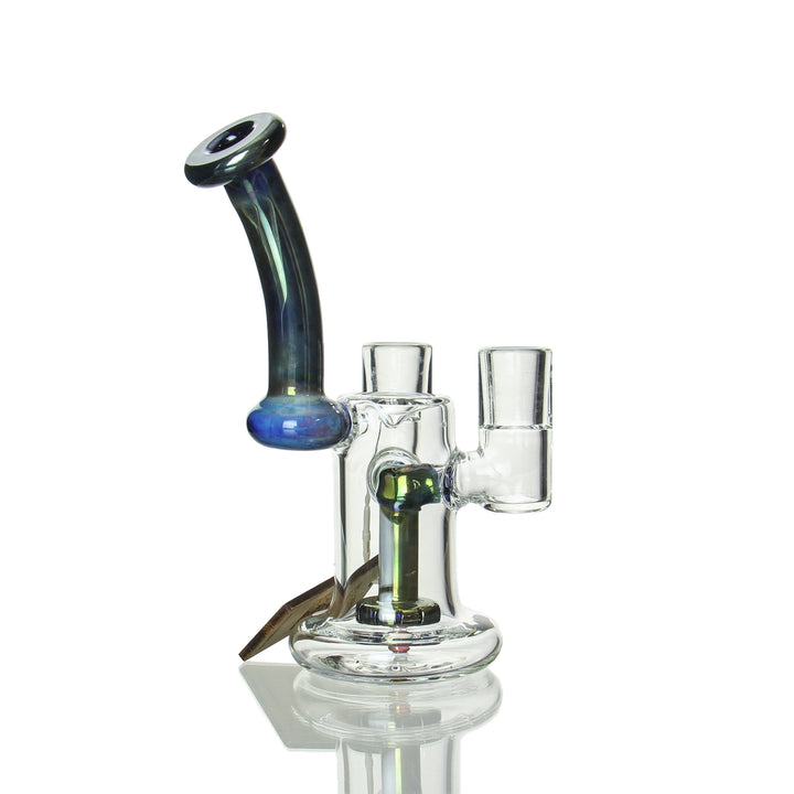 Cheech Glass 6in Double Banger Hanger Space Tech — base and chamber detail