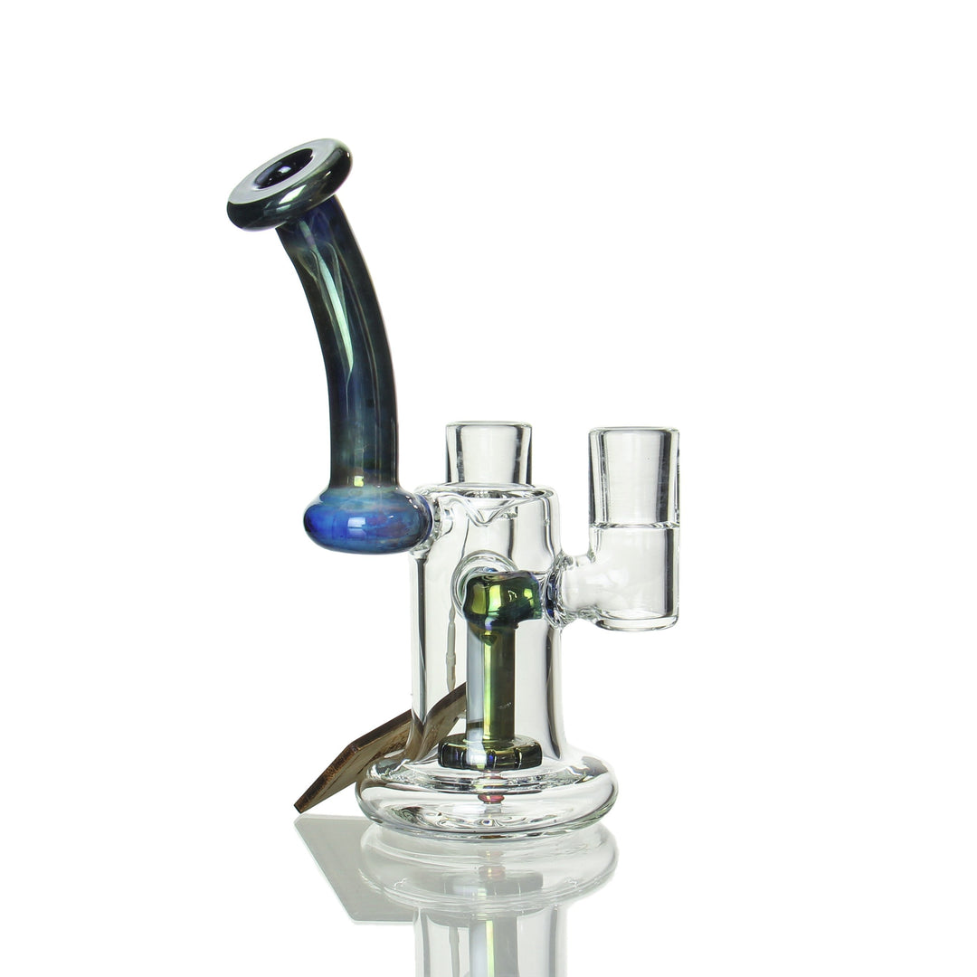 Cheech Glass 6in Double Banger Hanger Space Tech — base and chamber detail