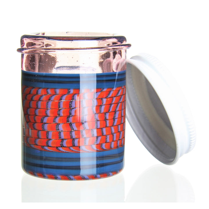 Conversion Glass Glass Jar Serum — Serum colorway glass jar shown from alternate angle