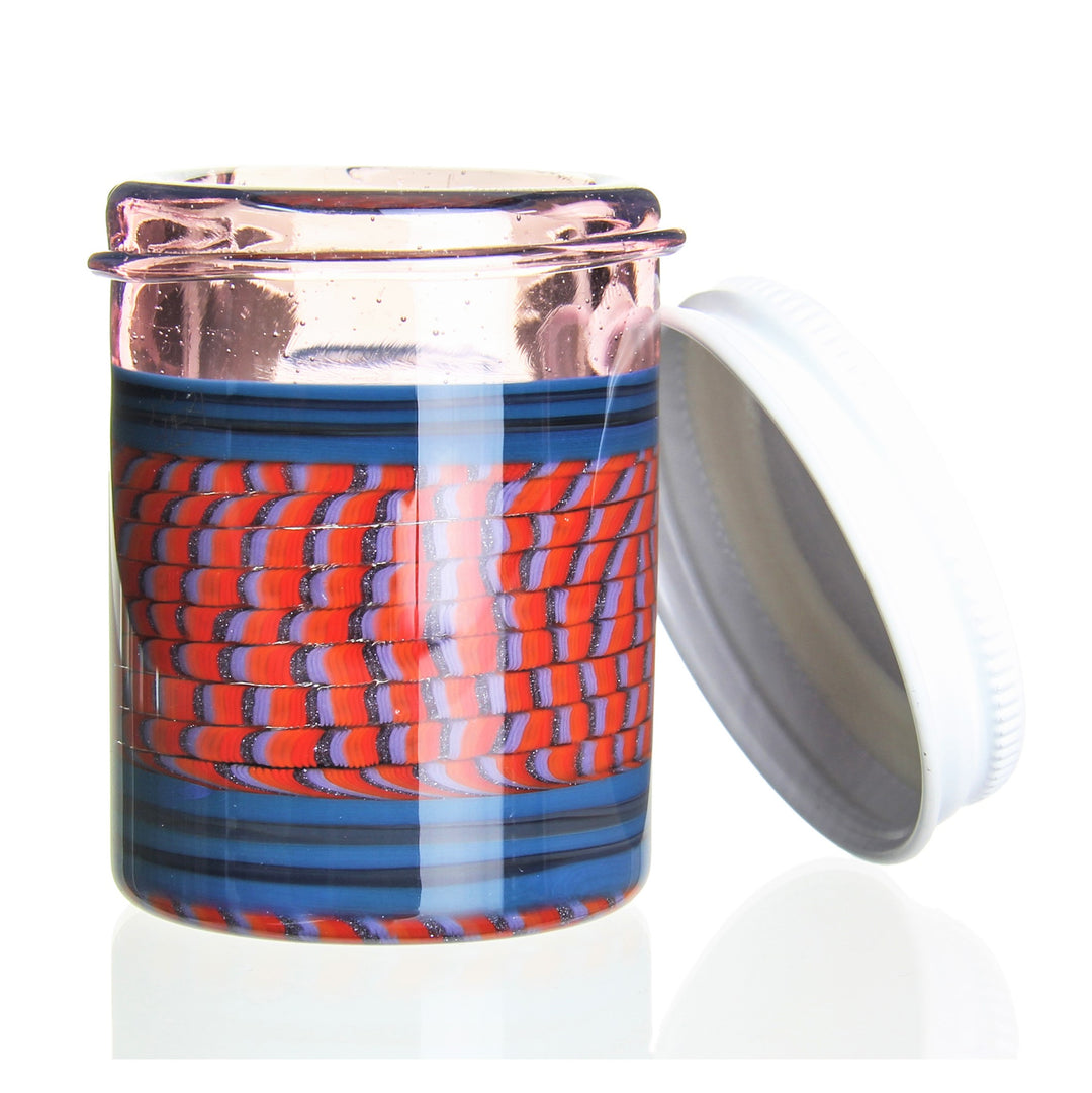 Conversion Glass Glass Jar Serum — Serum colorway glass jar shown from alternate angle