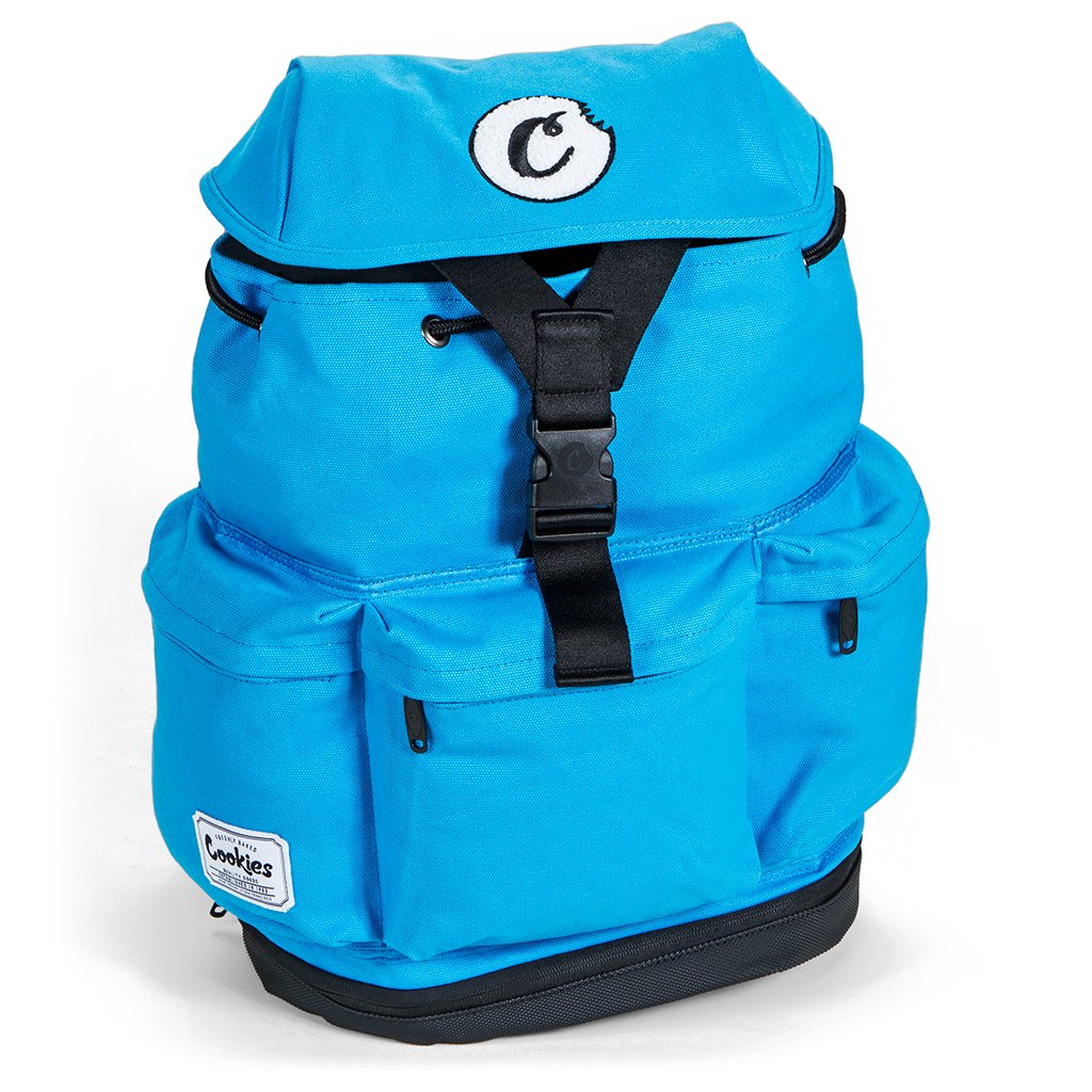 Cookies SF Rucksack Utility Smell Proof Backpack Blue — Cookies SF Rucksack utility smell-proof backpack in blue