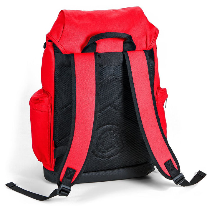 Cookies SF Rucksack Utility Smell Proof Backpack Red — red Rucksack backpack shown from alternate angle