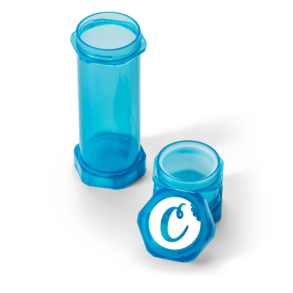 Cookies SF V2 Extendo Jar Blue — blue V2 Extendo jar from alternate angle