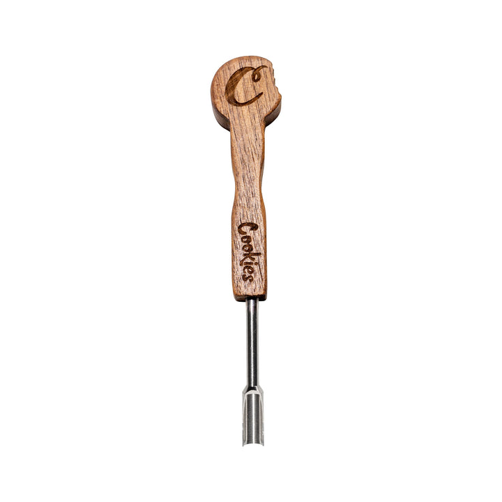 Cookies SF Wax Tool — stainless steel scoop dab tool with Cookies branding
