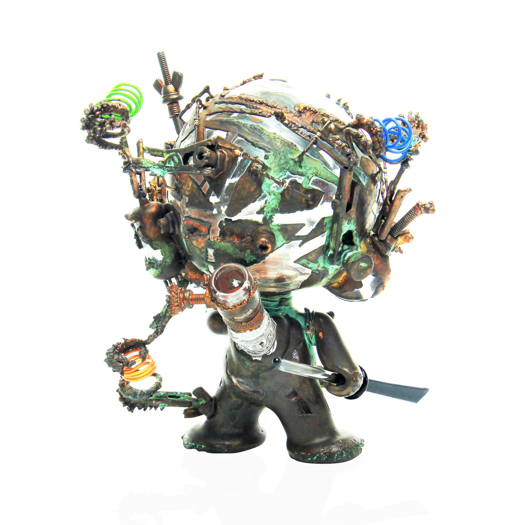 Coyle Condenser x Snic Electroformed Mega Munny side view
