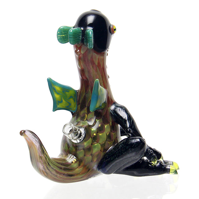 Crunkelstein Cap'n Crunk Baby Dragon Bubbler side view