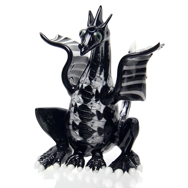 Crunkelstein Cap'n Crunk Dragon Bubbler sculptural mini dab rig with 14mm female joint