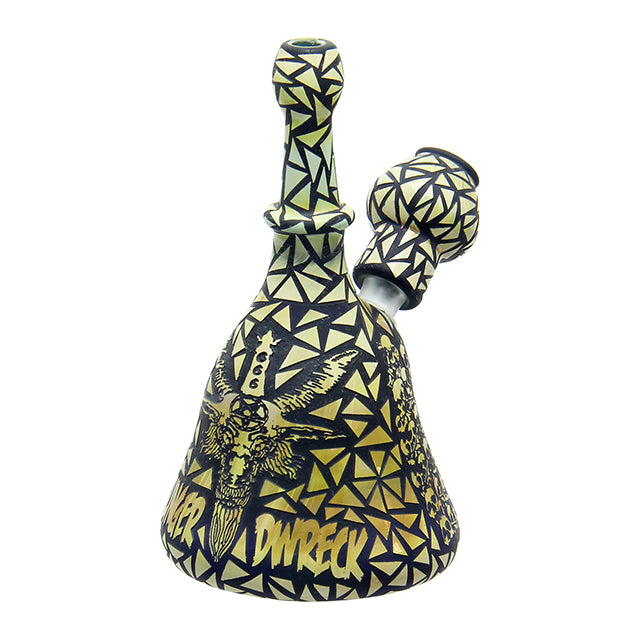D-Wreck and Slinger Glass Unholy Shattered Tube rig side view