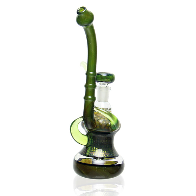 Dave Park Glass Bubbler Mighty Moss side view