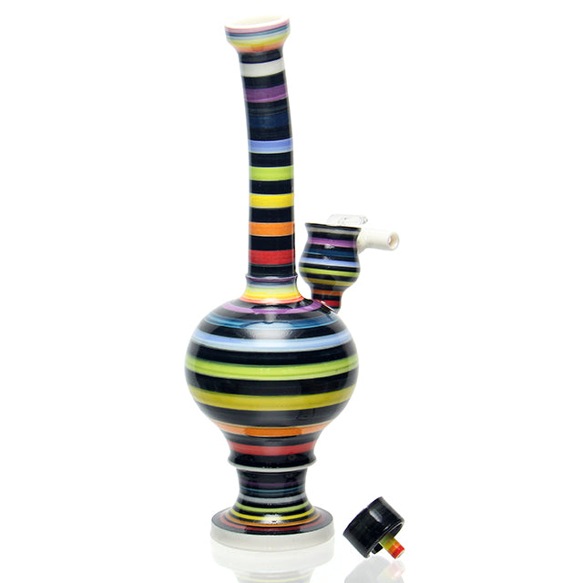 DCN Porcelain Polished Tube Black Rainbow side view