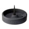 Debowler Minimalist Silicone Ashtray - Black with Black Spike