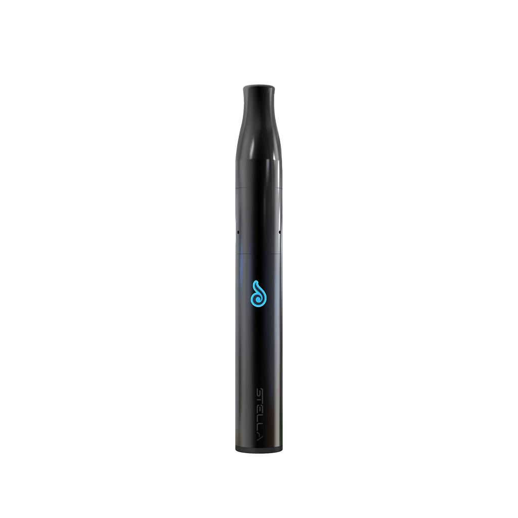 Dr Dabber Stella Vaporizer Pen — concentrate vape pen in black stainless steel with vortex airflow design