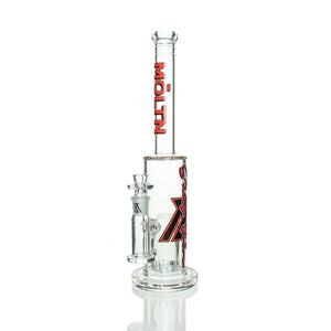 Moltn Glass - 65mm Single Can Perc - Red