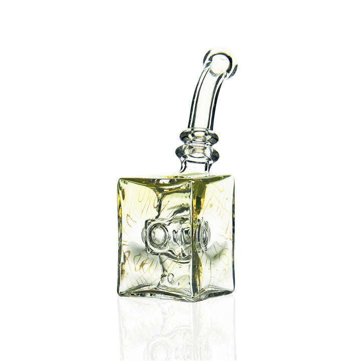 Earl Jr. Glass Tesseract Traveler sculptural dab rig