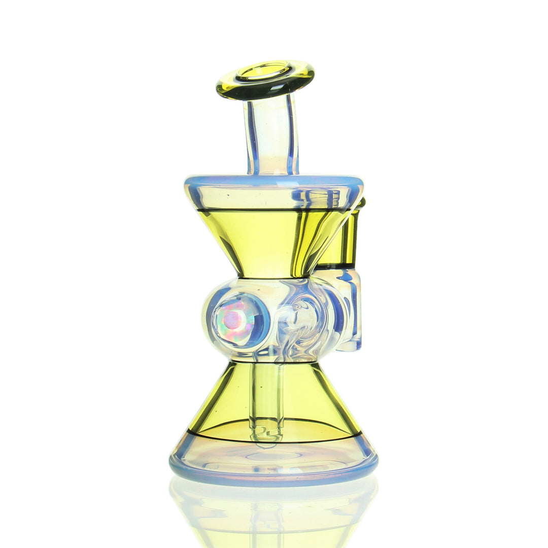 E.F. Norris 2 Tone V3 Mini Cup Citrine and Lucid — Citrine and Lucid V3 mini cup from alternate angle