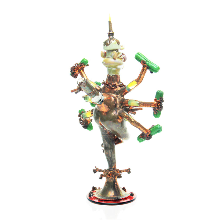 Elbo x JOP x Snic Pig Ganesh Electroformed Bubbler side view