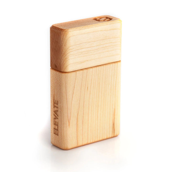 Elevate Classic Dugout Maple Wood — alternate angle of the swivel-top dugout