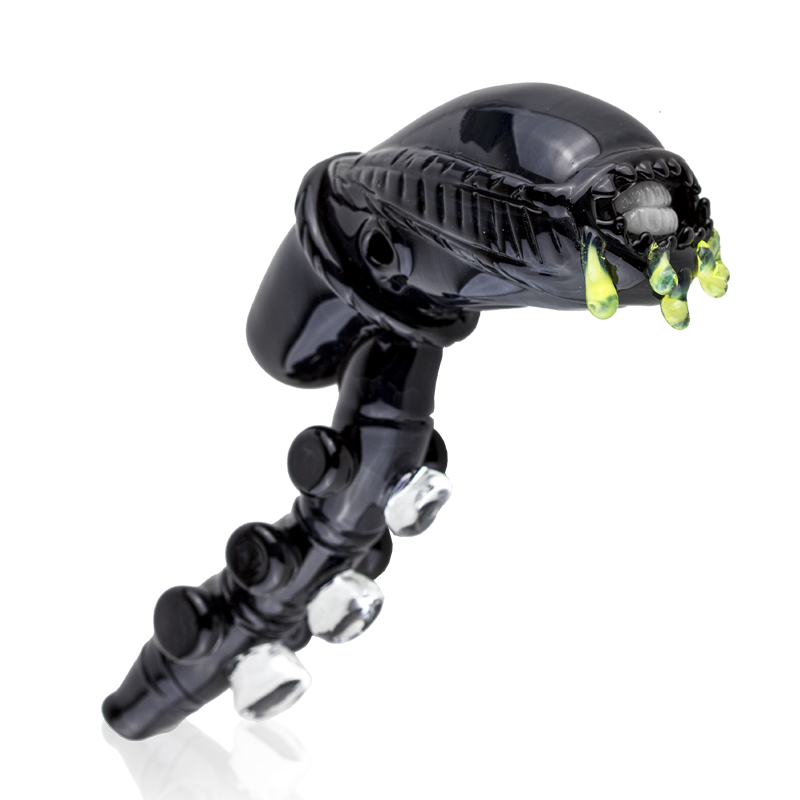 Empire Glassworks Alien Pipe sculptural borosilicate spoon pipe