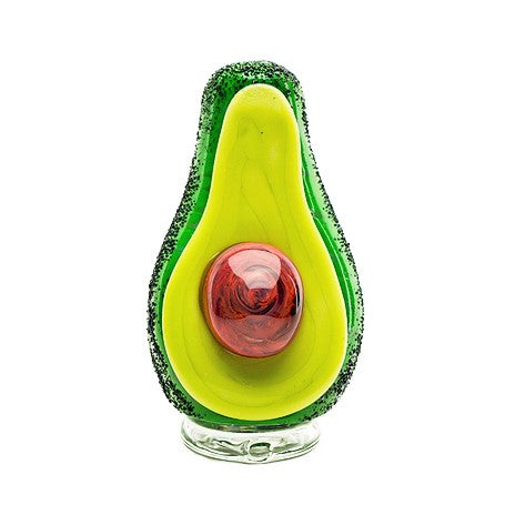 Empire Glassworks Avocado Peak Attachment — avocado-themed glass top attachment for Puffco Peak smart e-rig