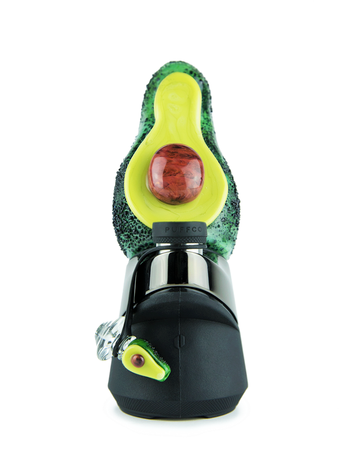 Empire Glassworks Avocado Peak Attachment — avocado Peak attachment detail close-up of sculpting