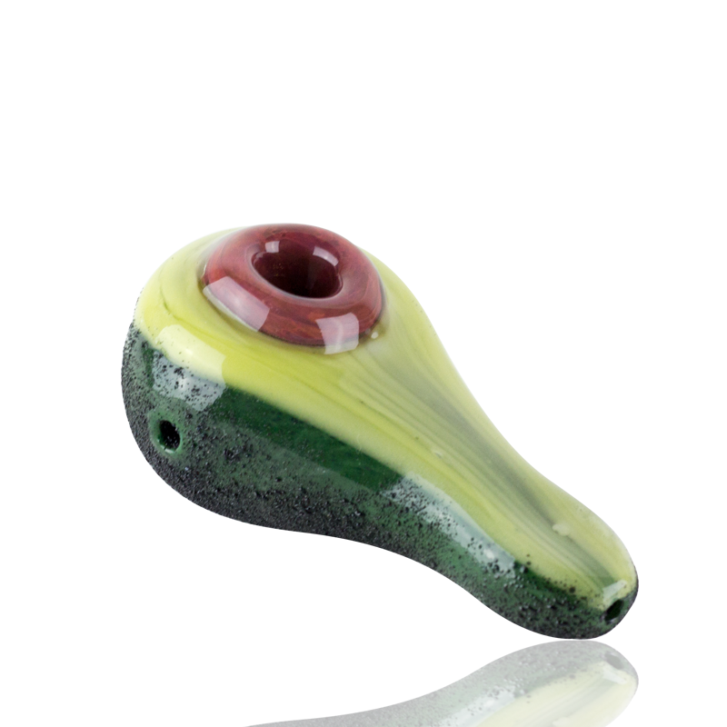 Empire Glassworks Avocado Pipe novelty borosilicate spoon pipe