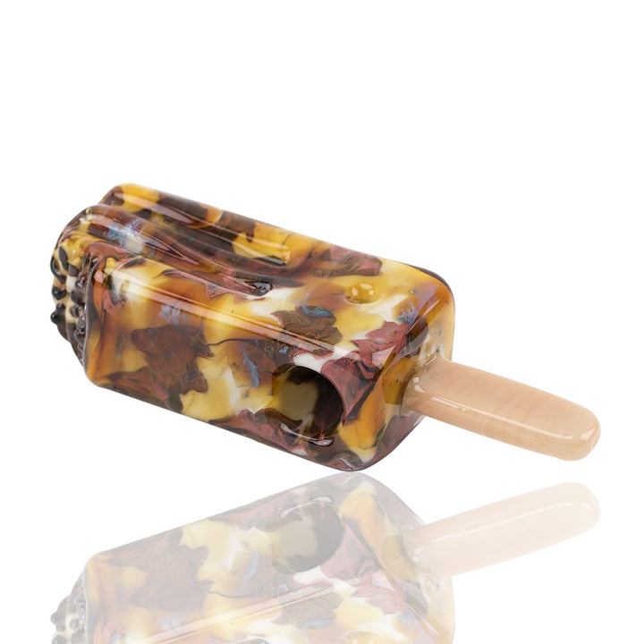 Empire Glassworks Boba Ice Cream Bar Dry Pipe — sculpted boba ice cream bar glass pipe, hero shot