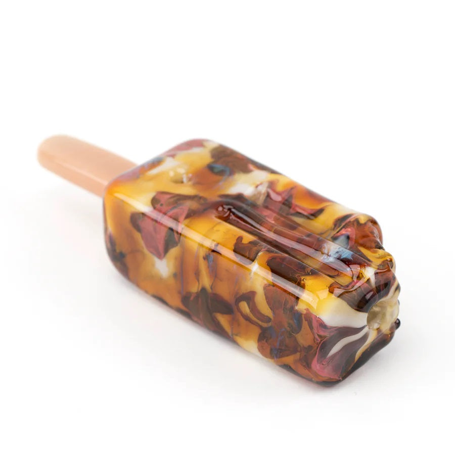 Empire Glassworks Boba Ice Cream Bar Dry Pipe — sculpted boba detail
