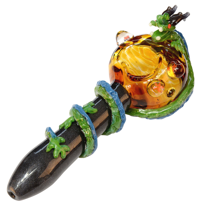 Empire Glassworks Dragon Sphere Pipe Large side view