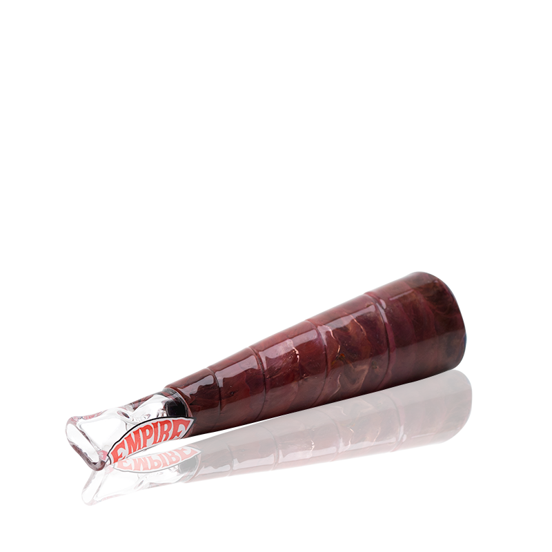 Empire Glassworks Fatwood Chillum sculptural borosilicate one-hitter