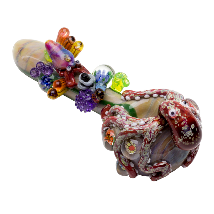 Empire Glassworks Finding Kraken Pipe side view