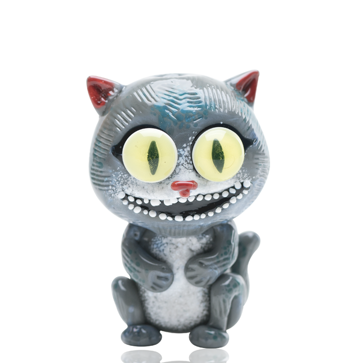 Empire Glassworks Galacticat UV Pipe sculptural borosilicate spoon pipe