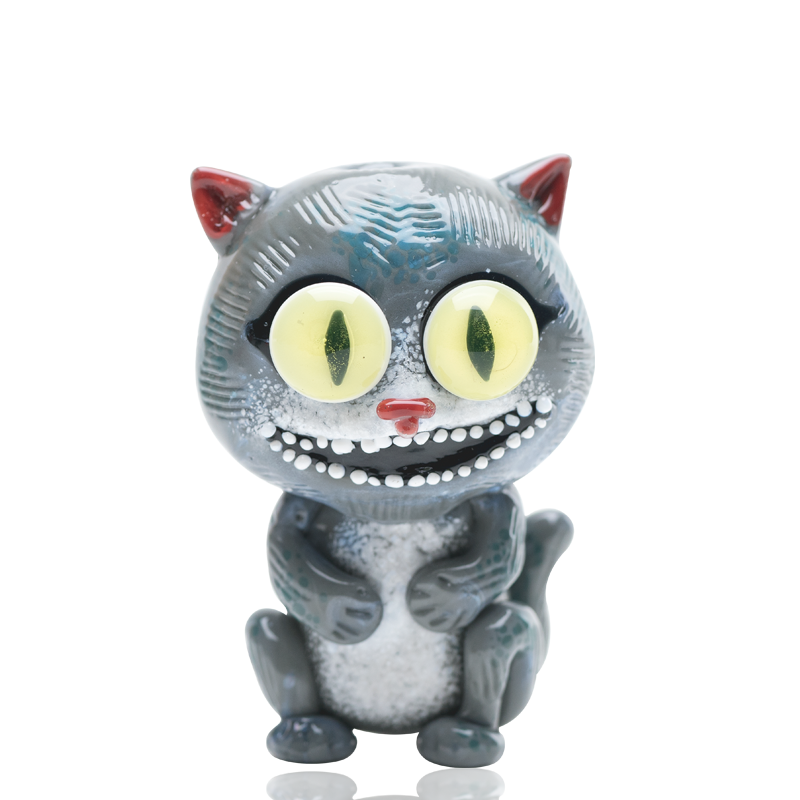 Empire Glassworks Galacticat UV Pipe sculptural borosilicate spoon pipe