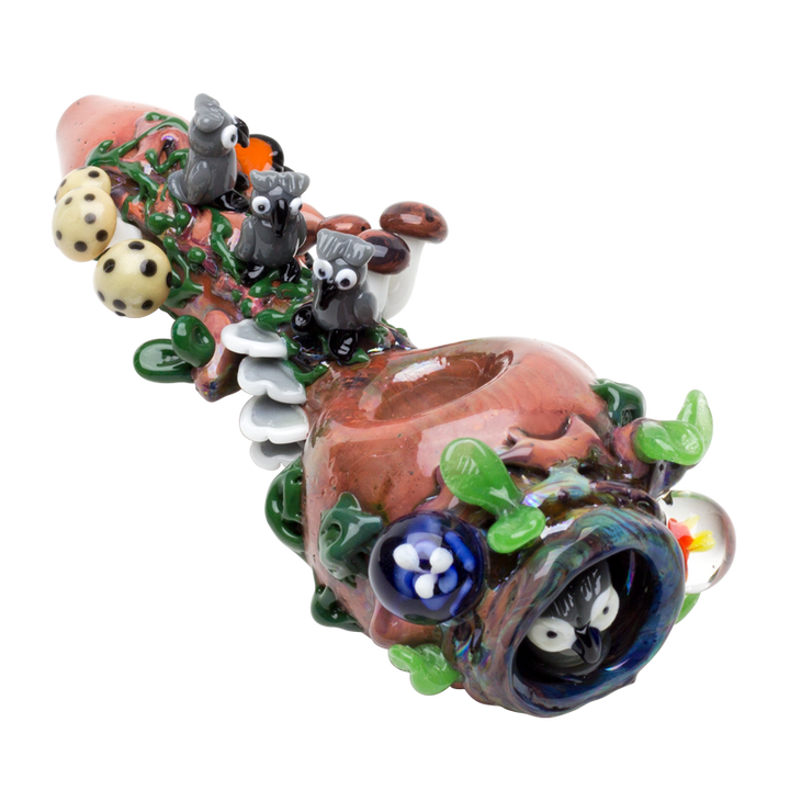 Empire Glassworks Hootie's Forest Pipe side view