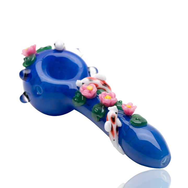 Empire Glassworks Koi Pond Pipe Large sculptural borosilicate spoon pipe