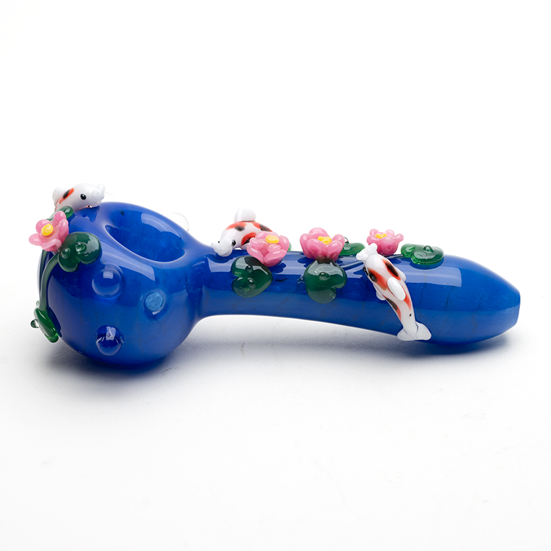 Empire Glassworks Koi Pond Pipe Large detail view