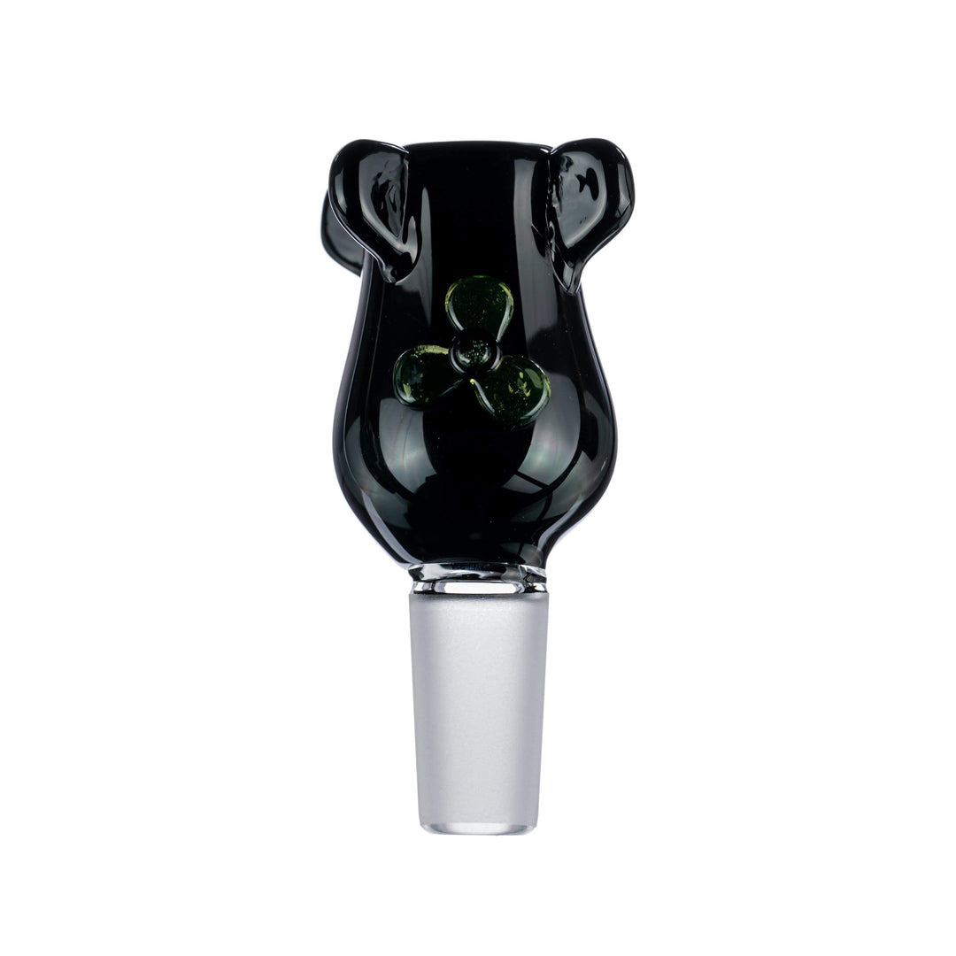 Empire Glassworks radioactive bomb slide — 14mm handmade themed glass bowl for water pipes