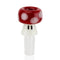Empire Glassworks - Diapositiva de hongo rojo de 14 mm