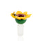 Empire Glassworks - Diapositiva de girasol de 14 mm
