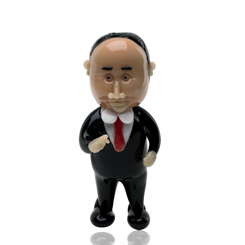 Empire Glassworks Vladimir Putin Pipe caricature borosilicate spoon pipe