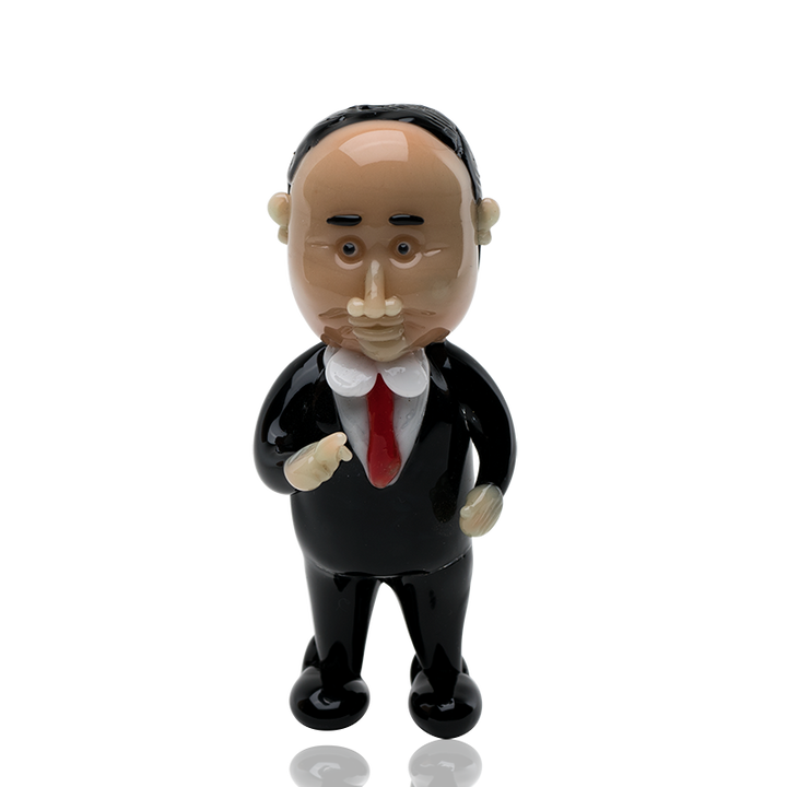 Empire Glassworks Vladimir Putin Pipe caricature borosilicate spoon pipe