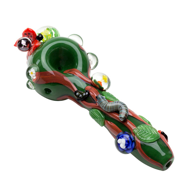 Empire Glassworks - Garden Critters Pipe
