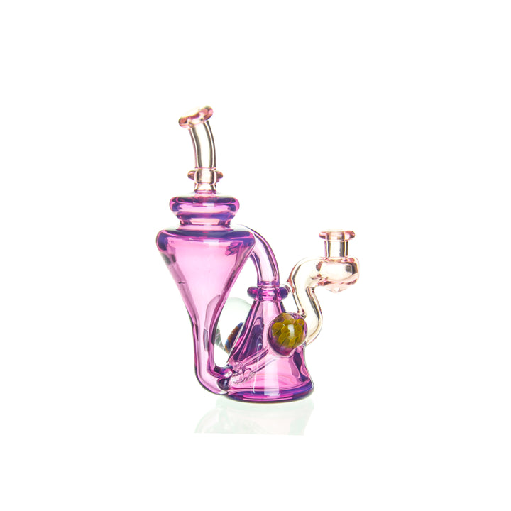 Erik Anders 5mm Recycler Royal Jelly Serum — Royal Jelly and Serum recycler dab rig shown from alternate angle