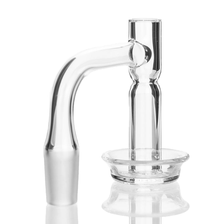 Eternal Quartz Mini TerpGuard Slurper 14mm Male 90deg — 14mm Mini TerpGuard slurper from alternate angle