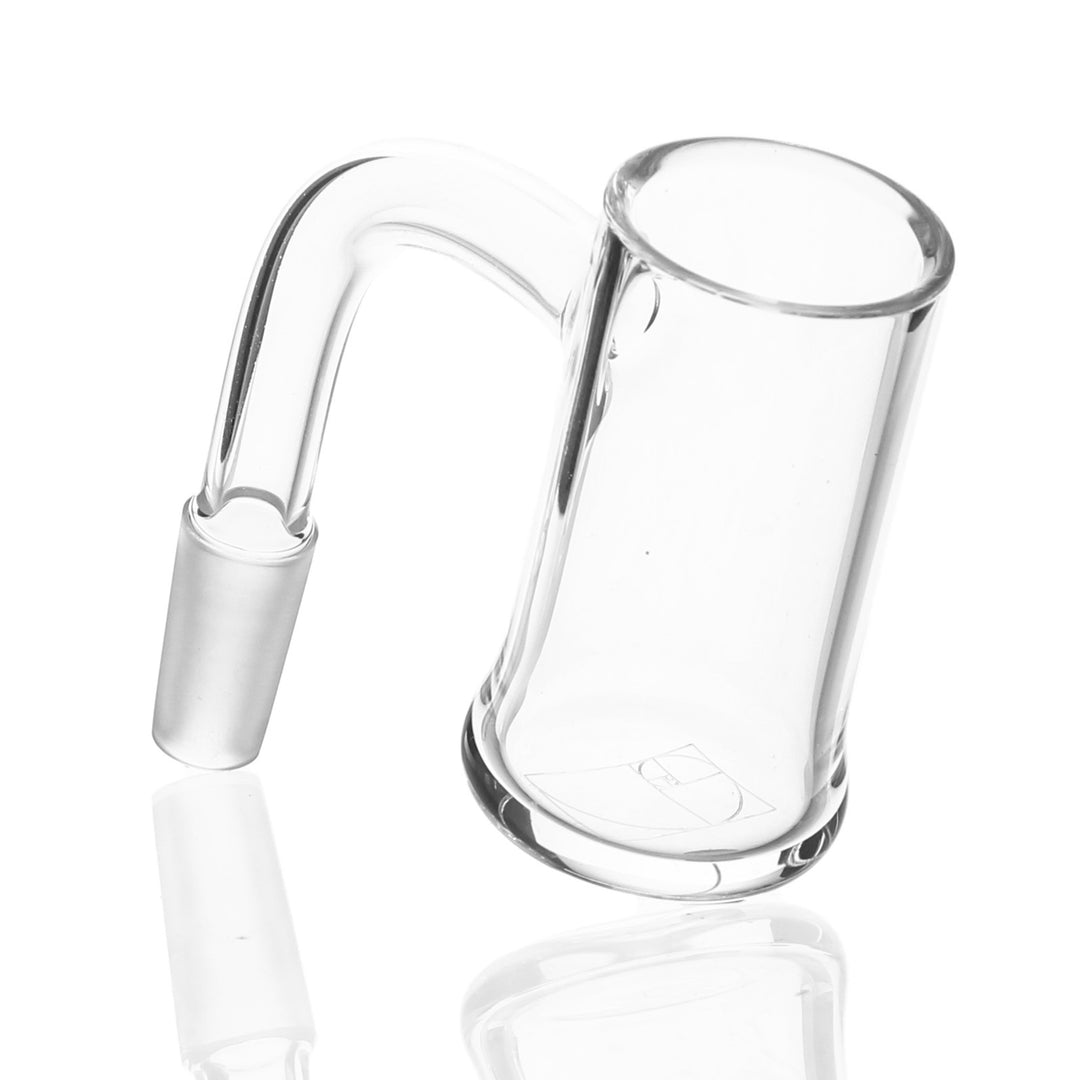 Evan Shore 24mm Flat Top XL Long Jawn Banger 10mm Male 90deg — extra-long flat-top quartz banger with 10mm joint